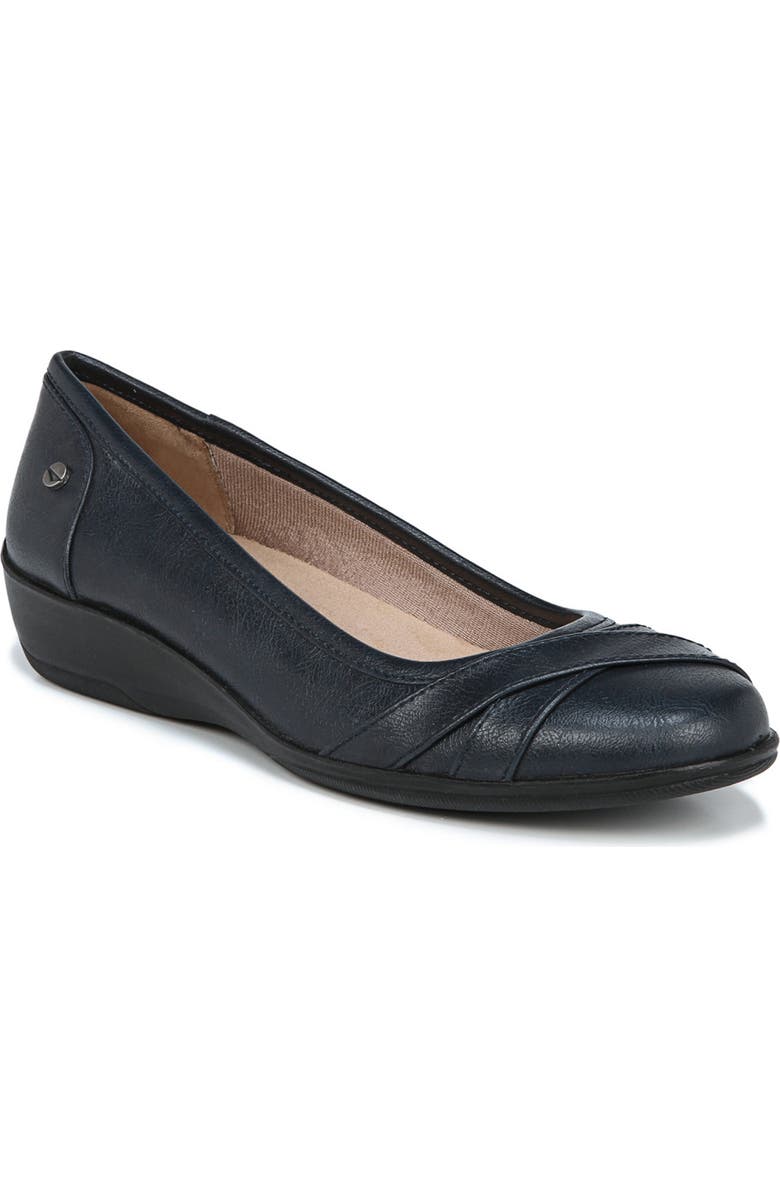 LifeStride Loyal Wedge Flat, Main, color, Navy