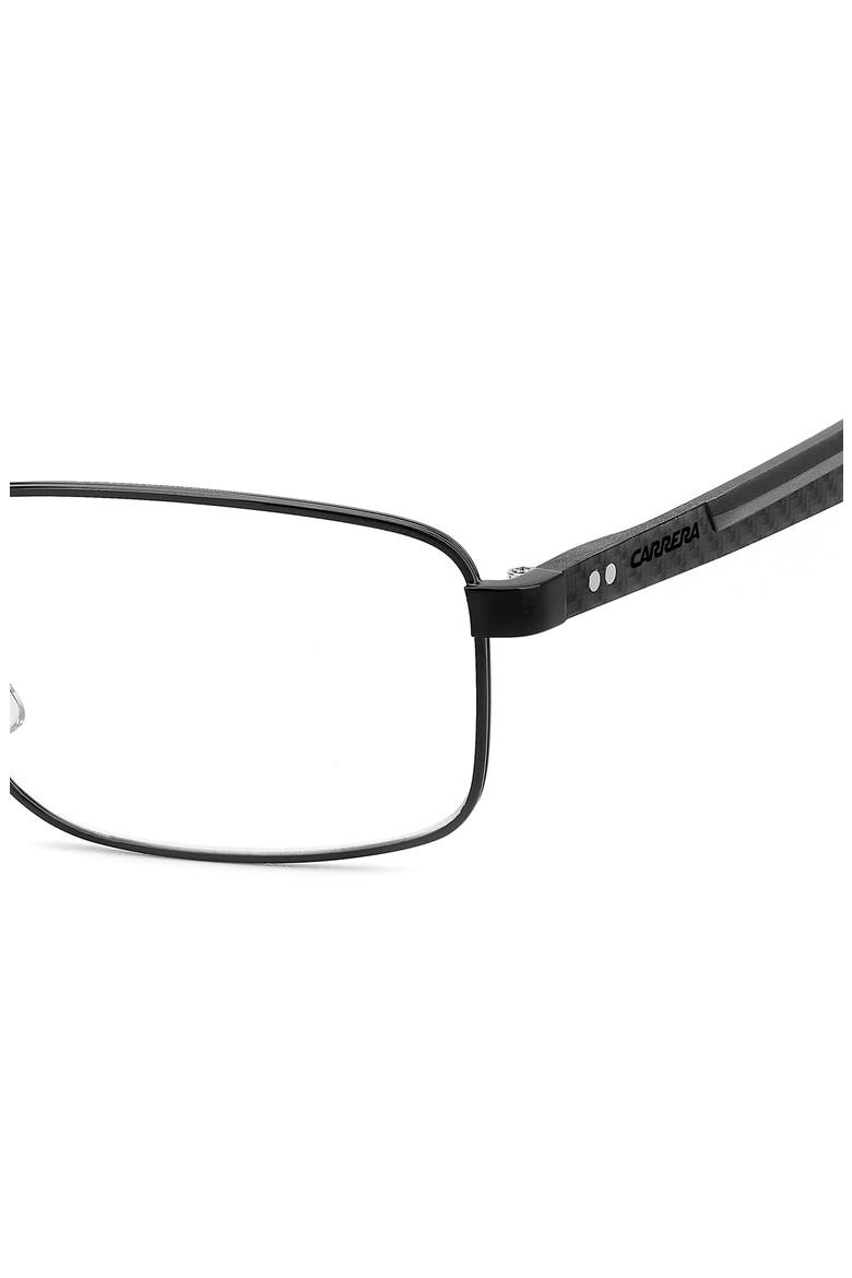 57mm Rectangular Optical Glasses, Alternate, color, BLACK GREY