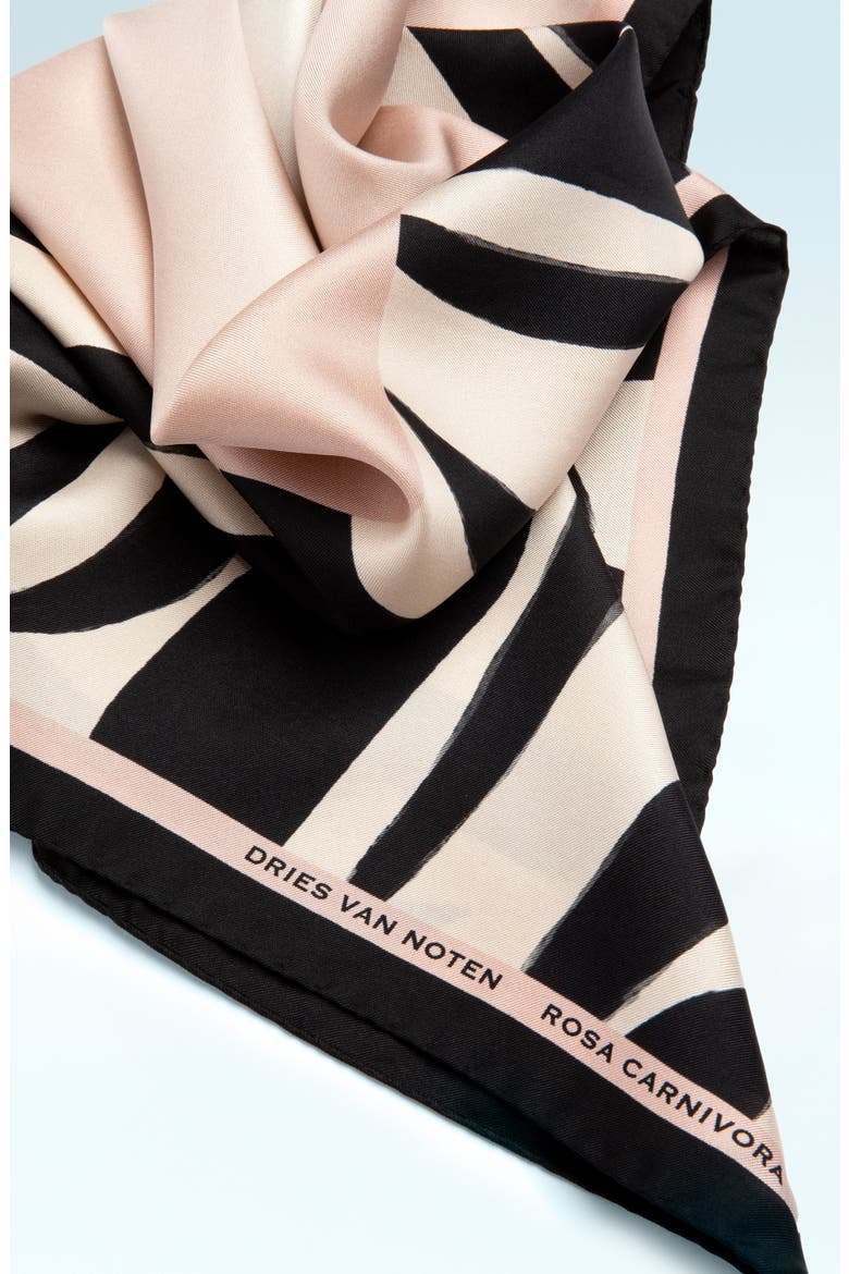 Foulard Rosa Carnivora, Alternate, color, NO COLOR
