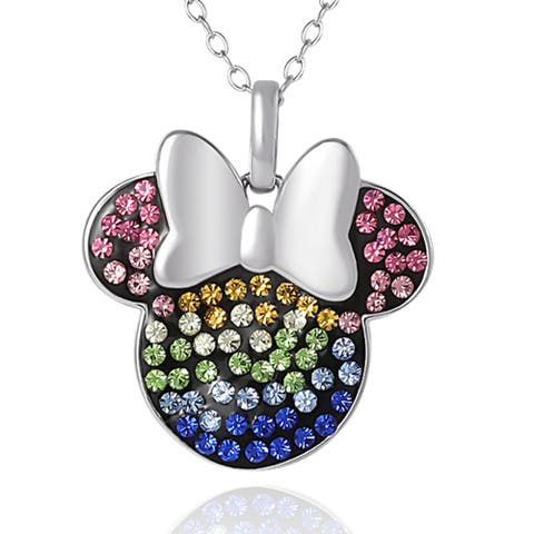 Rainbow Crystal Pendant Necklace