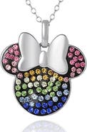 Disney Rainbow Crystal Pendant Necklace