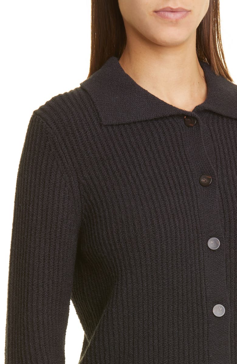 Vince Rib Polo Cardigan, Alternate, color,