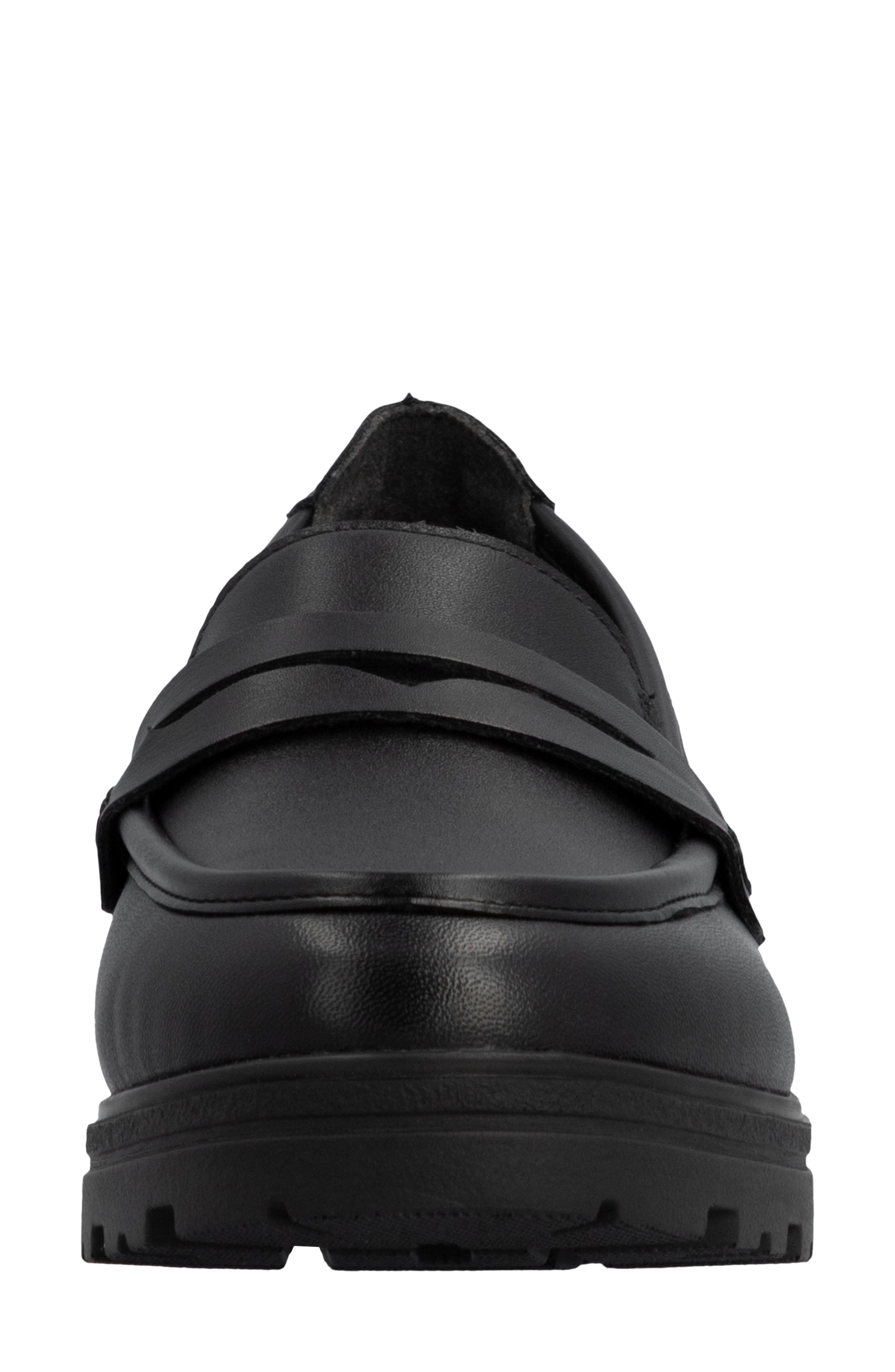 Nadja 50 Faux Leather Loafer, Alternate, color, BLACK/ BLACK/ BLACK