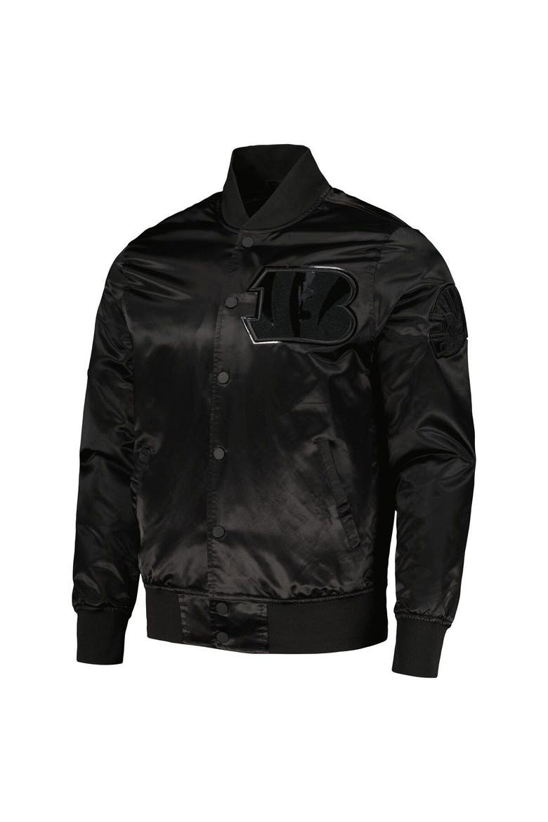 Men's Pro Standard Joe Burrow Black Cincinnati Bengals Player Full-Snap Jacket, Alternate, color, Black