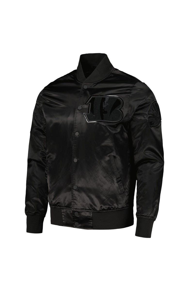 PRO STANDARD Men's Pro Standard Joe Burrow Black Cincinnati Bengals Player Full-Snap Jacket, Alternate, color, Black