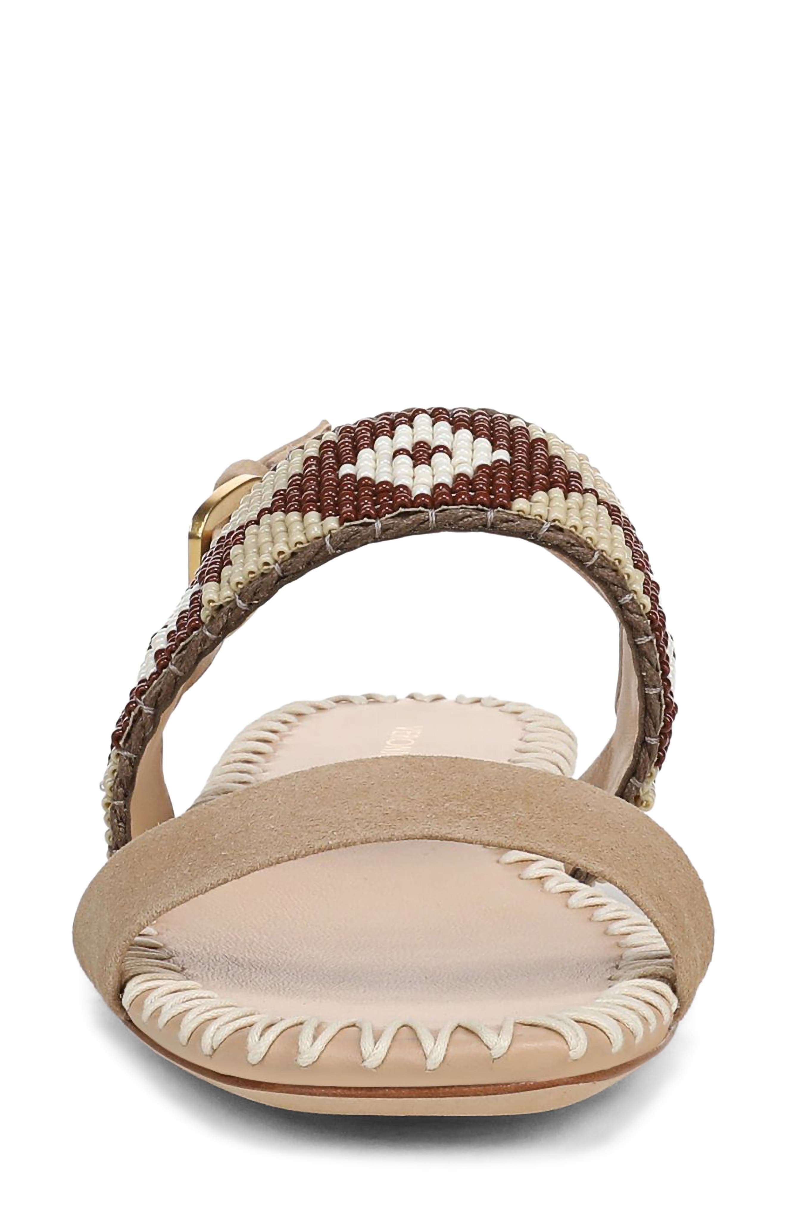 Veronica Beard Marian Slingback Sandal, Alternate, color, Sand Multi