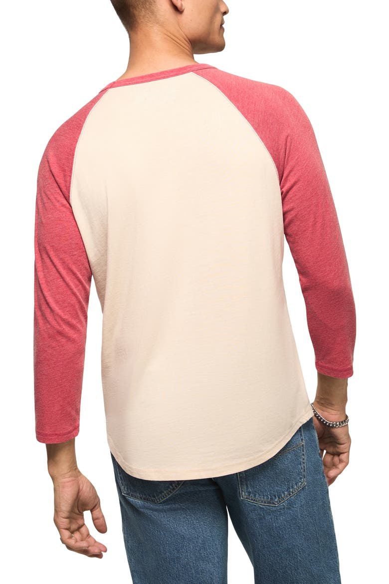 Guns N' Rose Graphic Baseball T-Shirt, Alternate, color, RED MULTI