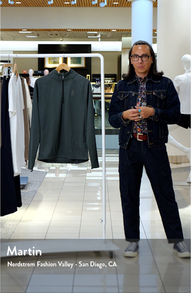 Climate Knit Quarter Zip Running Top, sales video thumbnail