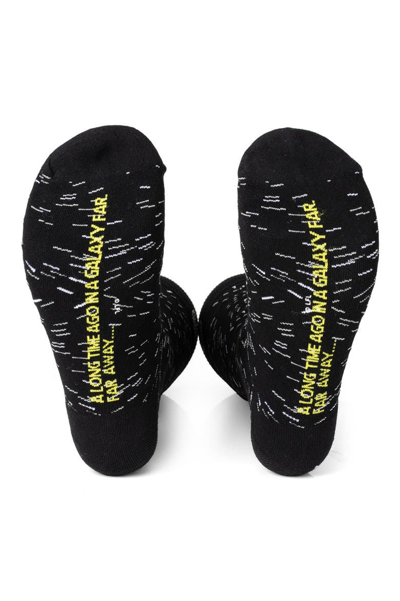 x Star Wars Transport Lapel Pin & 3-Pack Socks Set, Alternate, color, BLACK