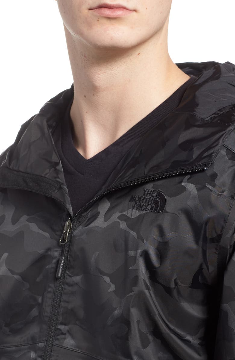 The North Face Millerton Hooded Waterproof Jacket, Alternate, color, 