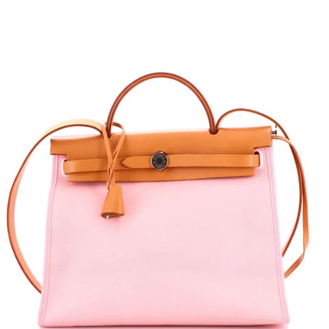 Herbag Zip Leather and Toile 31