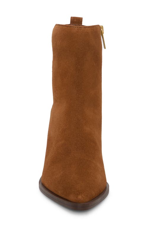 Vince Camuto Lorelai Pointed Toe Bootie In Brown