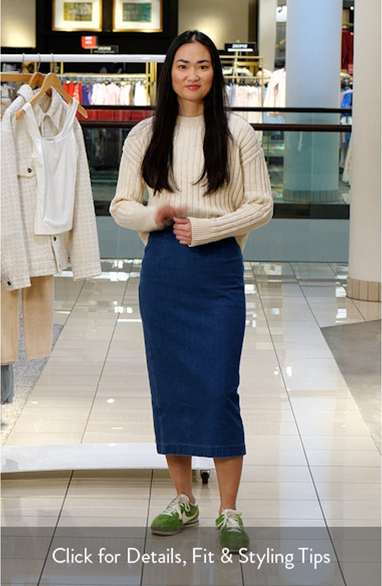 Herringbone Knit Rib Sweater, sales video thumbnail