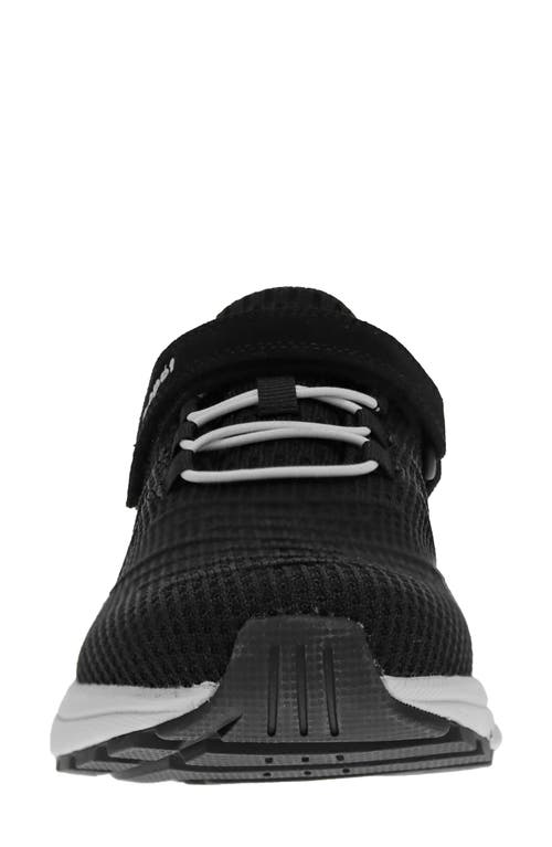 Propét Tour Knit Fx Sneaker In Black