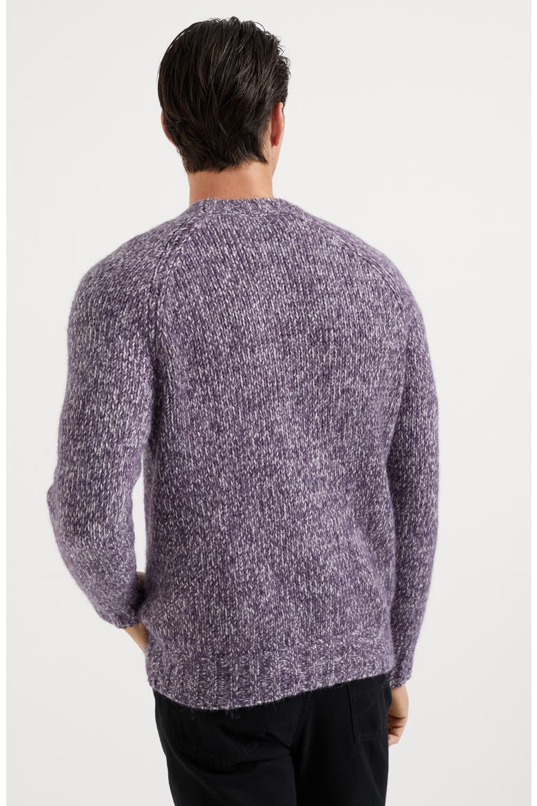 Chiné sweater, Alternate, color, Purple