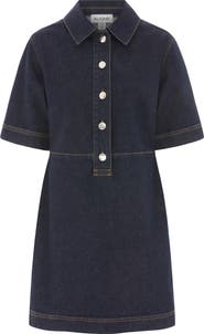ALIGNE Amber Denim Mini Shirtdress