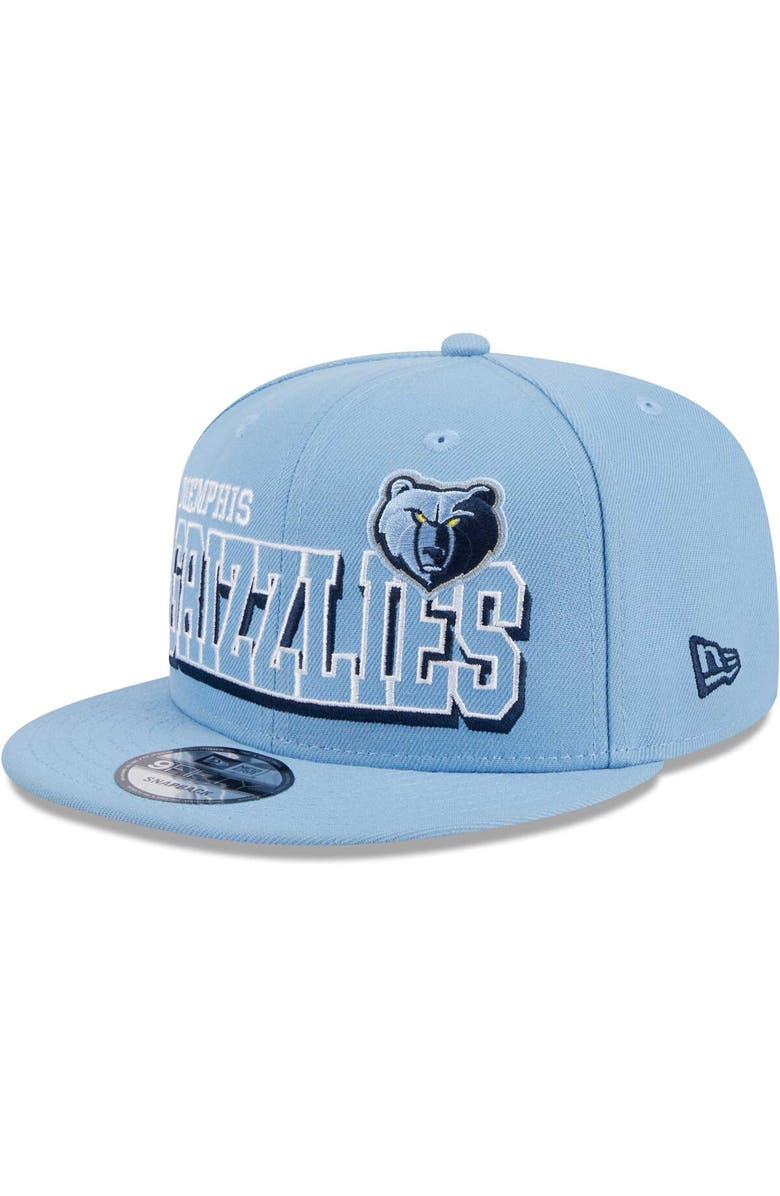 New Era Men's New Era Light Blue Memphis Grizzlies Gameday 59FIFTY Snapback Hat, Main, color,