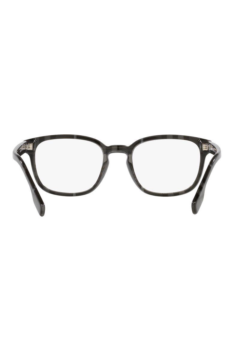 Edison 53mm Square Optical Glasses, Alternate, color, BLACK