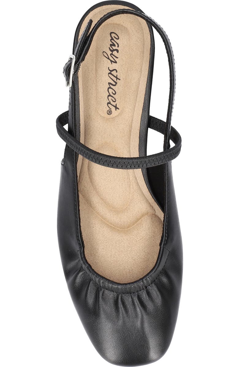 EASY STREET Blake Slingback Flat, Alternate, color, Black
