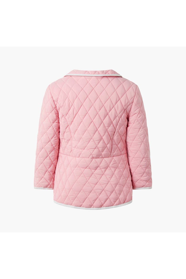 Two-Tone Quilted Jacket, Alternate, color, Pink