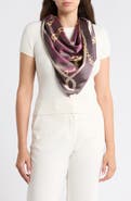 Steve Madden Status Print Satin Square Scarf