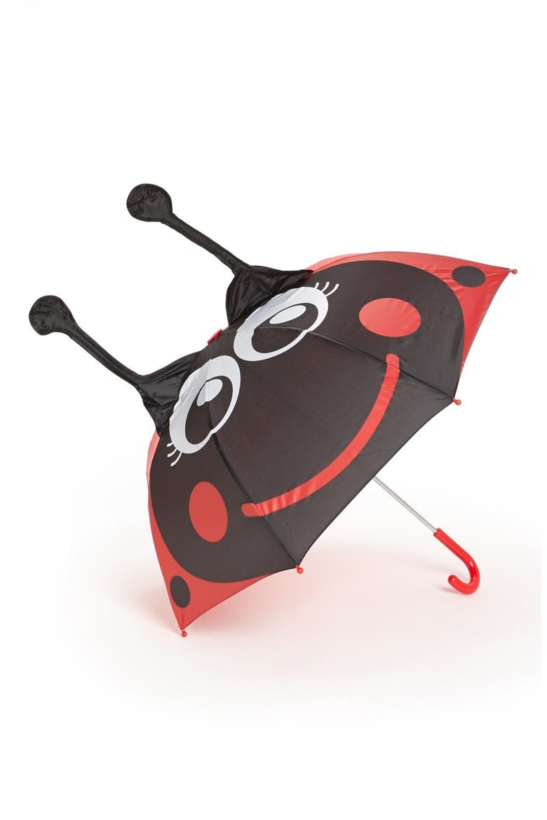 'Ladybug' Umbrella, Main, color, RED