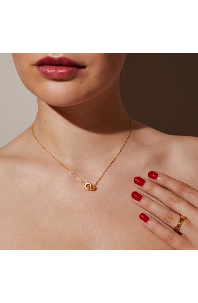 Aurate New York Bold Connection Necklace, Alternate, color, Yellow Vermeil