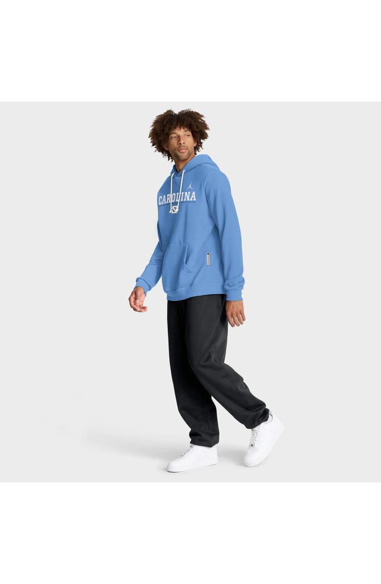 Jordan Brand Men's Jordan Brand Light Blue North Carolina Tar Heels 2025 Sideline Standard Issue Dri-FIT Hoodie, Alternate, color,