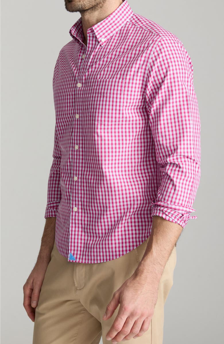 UNTUCKit Thorton Wrinkle Free Cotton Button-Down Shirt, Main, color, 