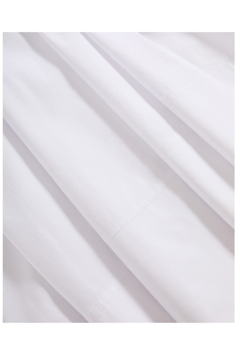 Lisette Stretch Cotton Midi Dress, Alternate, color, WHITE