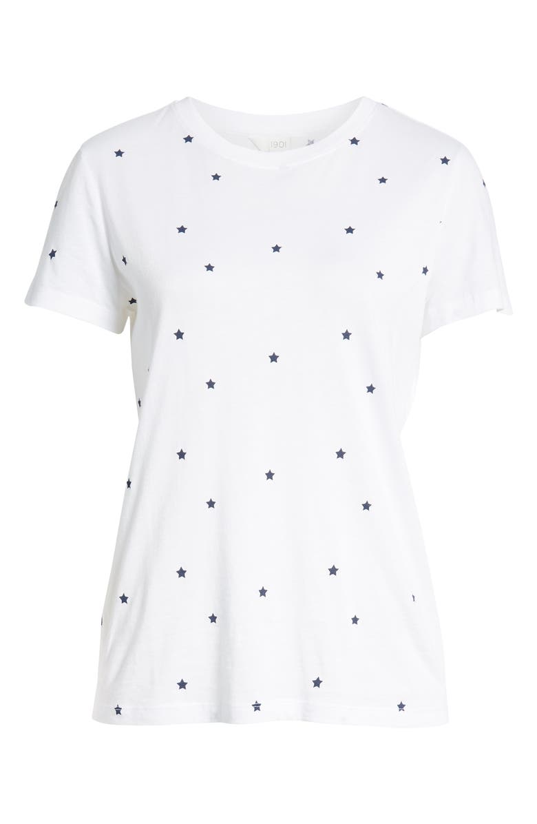 1901 Stars Cotton Blend Tee, Alternate, color, 
