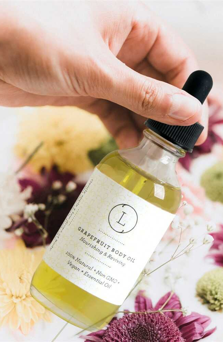 Lizush Natural Body Oil, Grapefruit Moisturizing Body Oil, Alternate, color, NO COLOR
