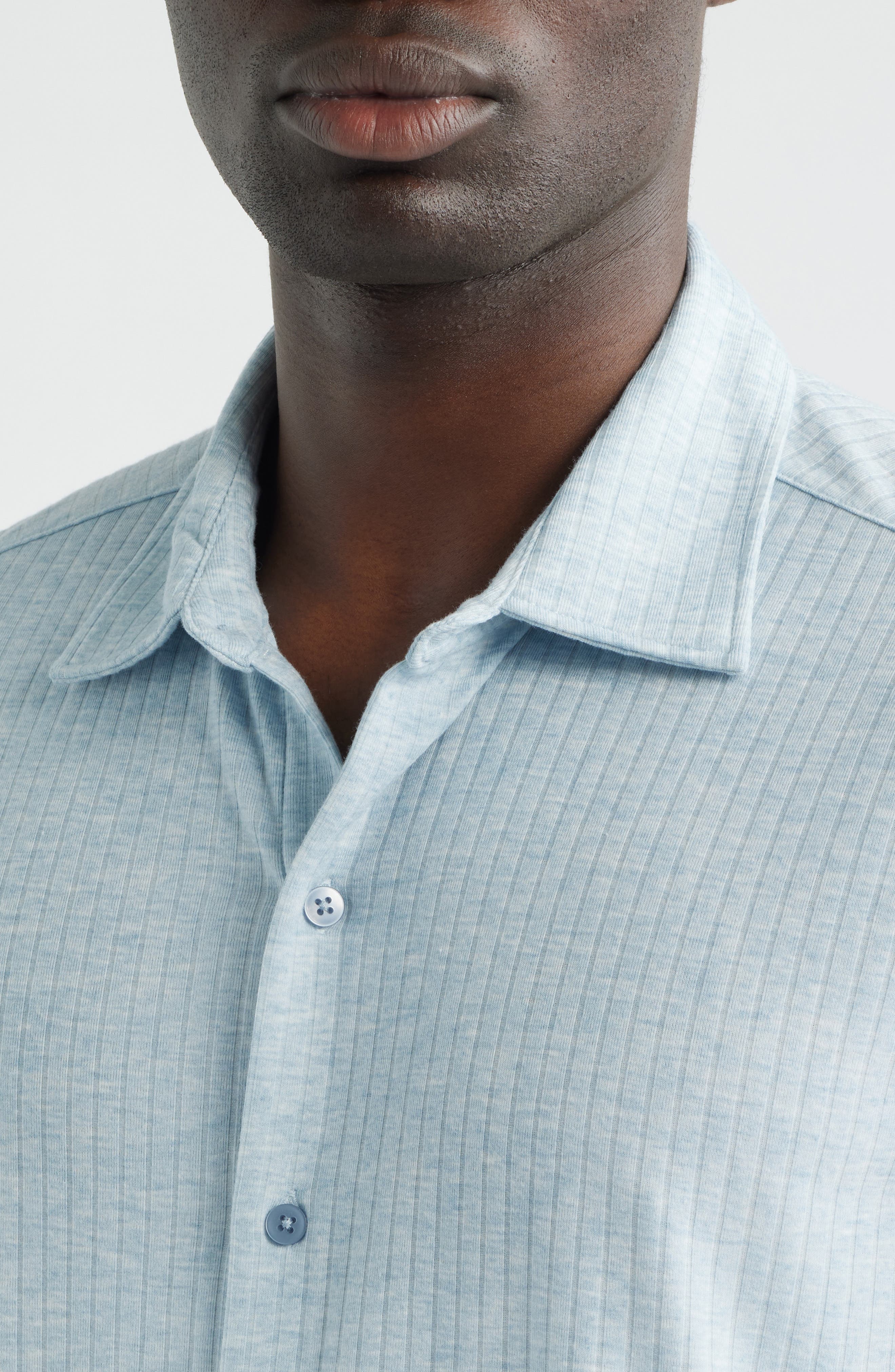 Anton Knit Button-Up Polo - image 4