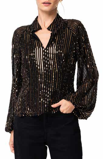 CIEBON Susanna Sequin Top