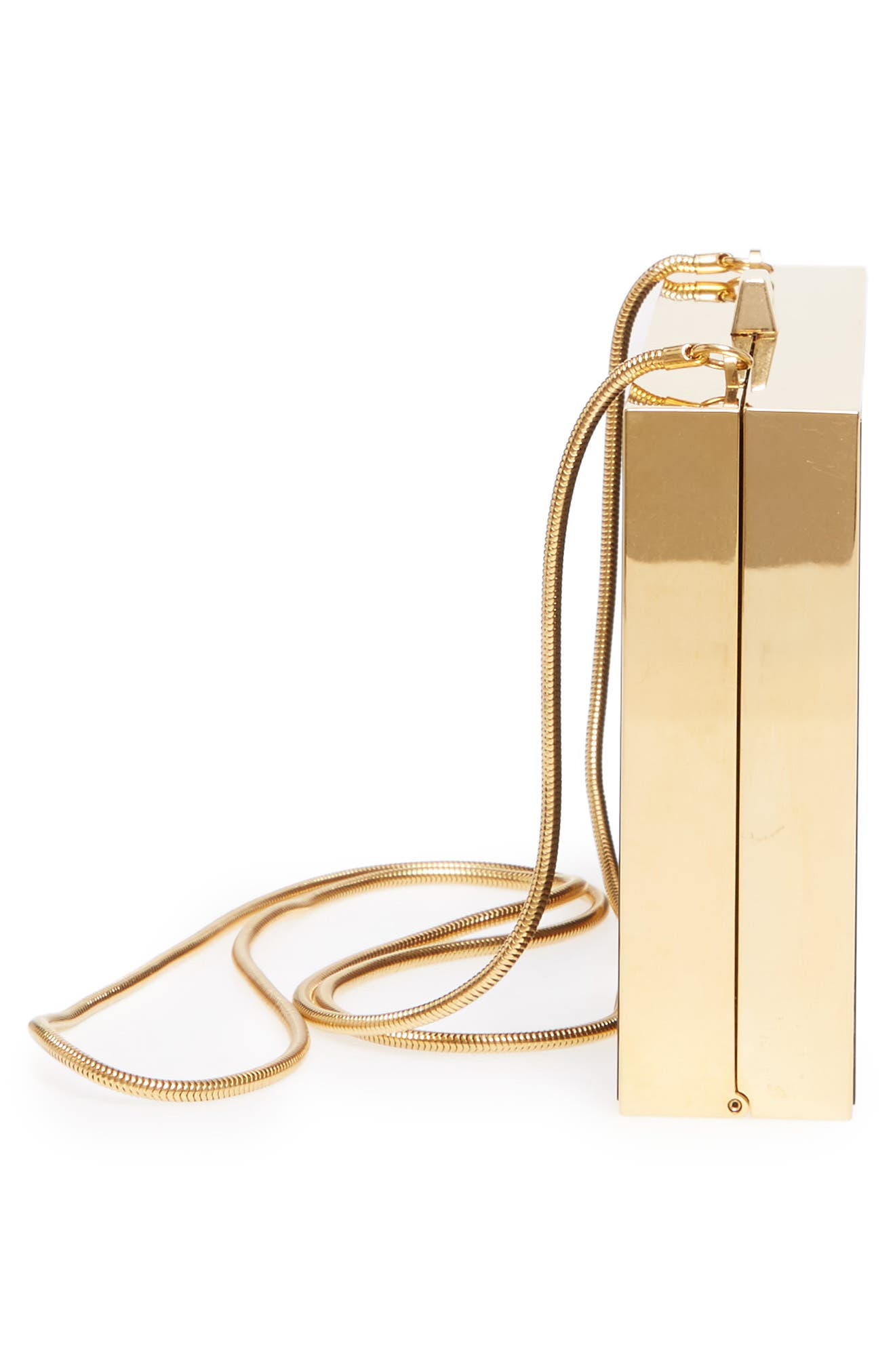 Saint Laurent Monogram Tuxedo Box Clutch, Alternate, color, 