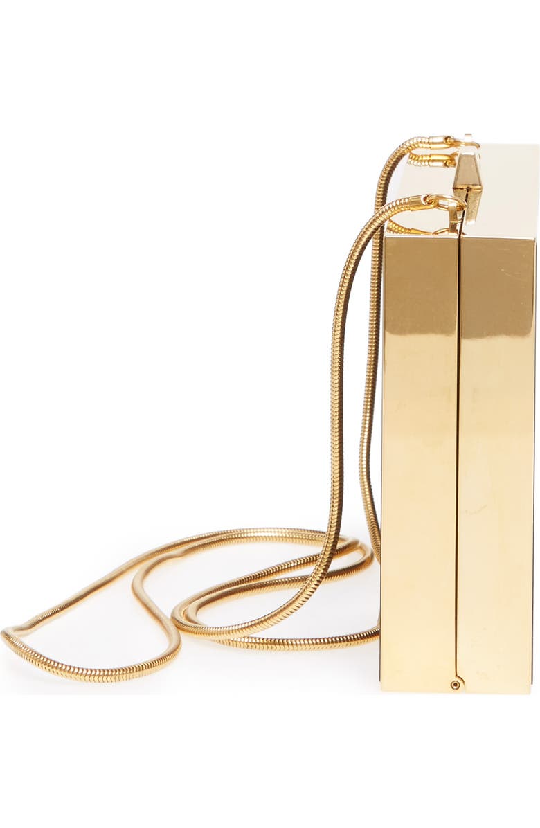 Saint Laurent Monogram Tuxedo Box Clutch, Alternate, color,