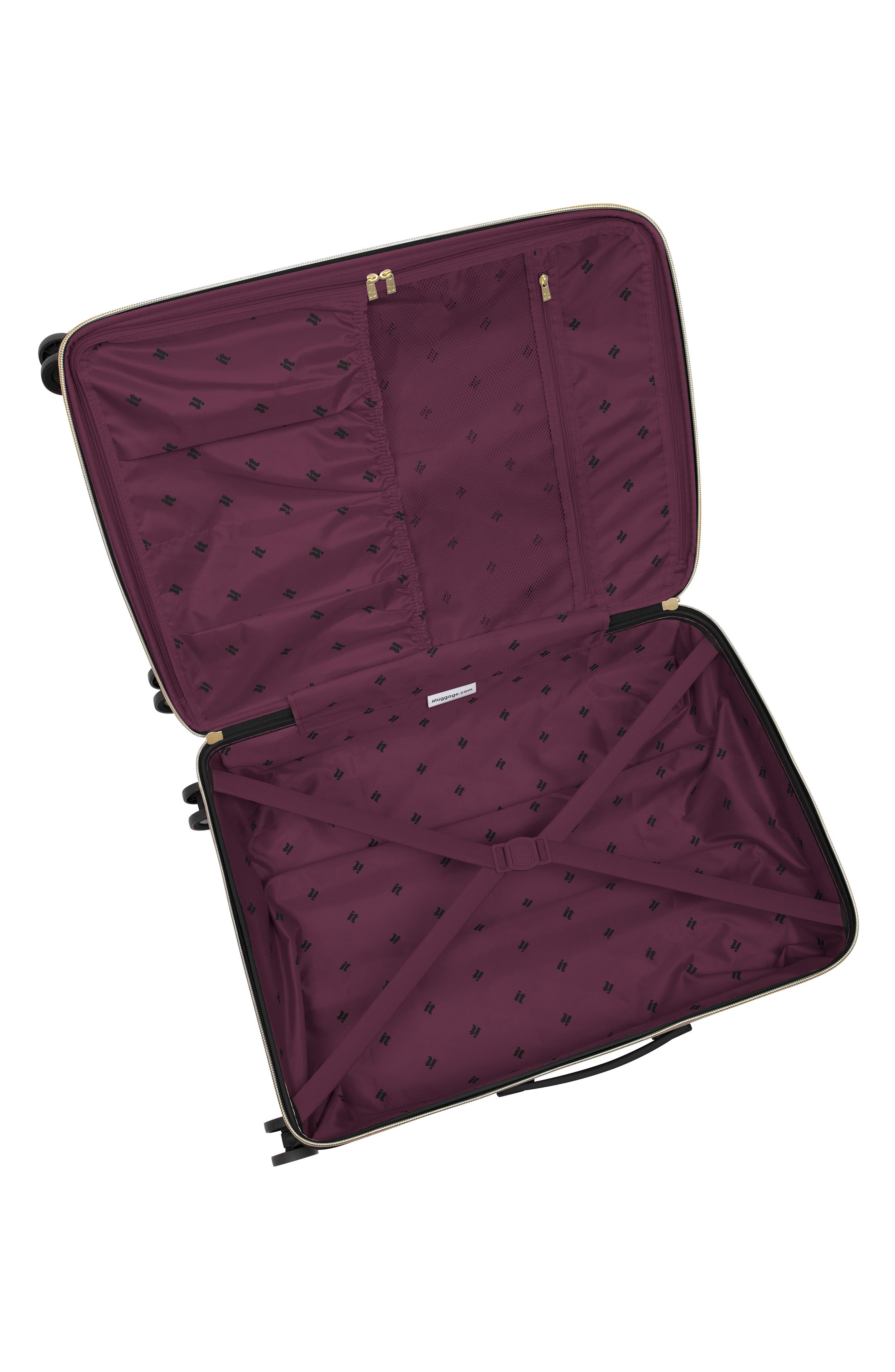 IT LUGGAGE Illuminate 21-Inch Hardside Carry-On Luggage, Alternate, color, Black