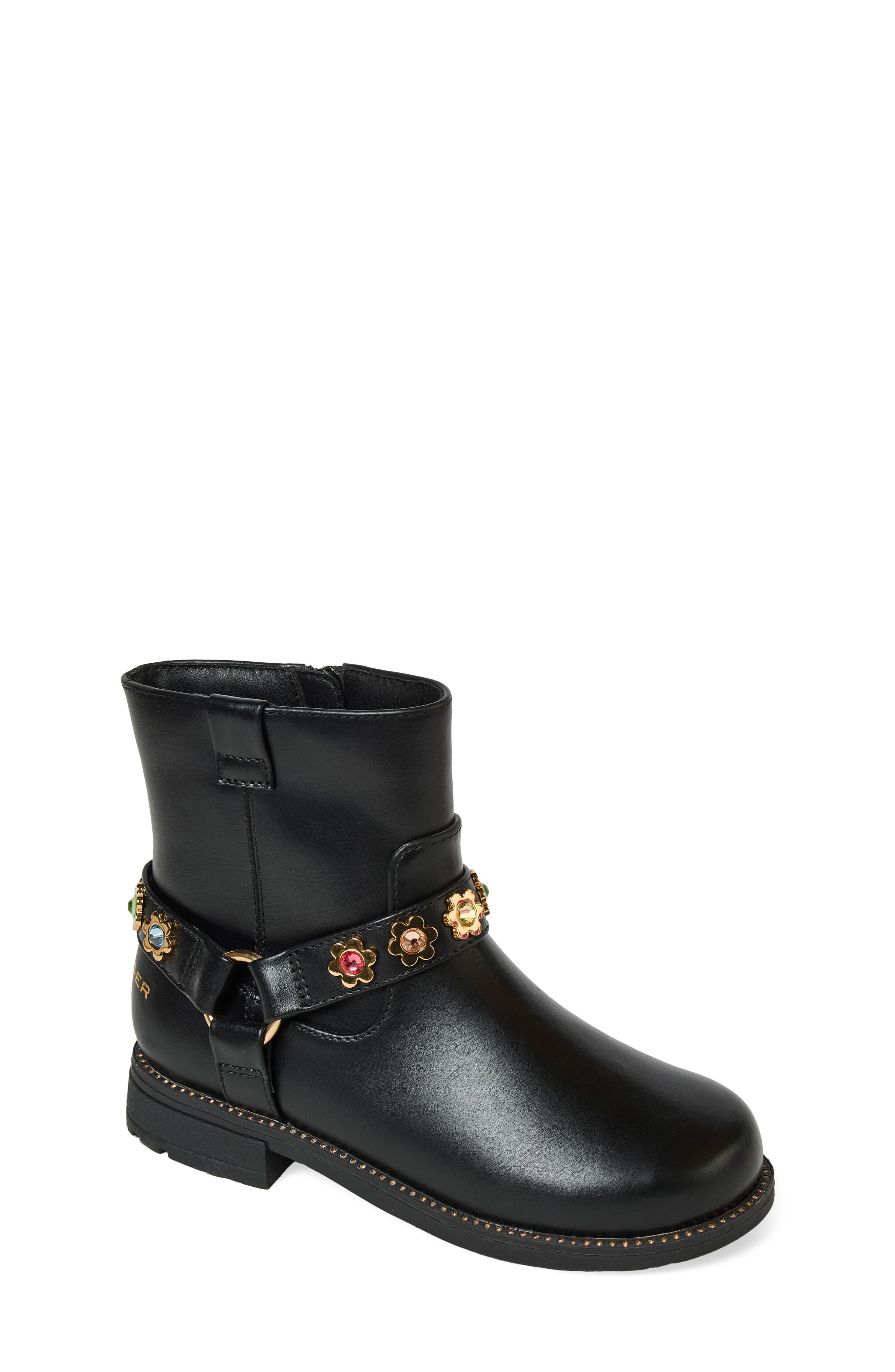 Kids' Octavia Faux Leather Biker Boot
