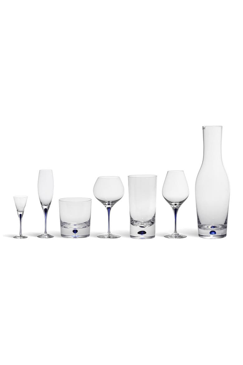 'Intermezzo' Bouquet Glass, Alternate, color, CLEAR/ BLUE