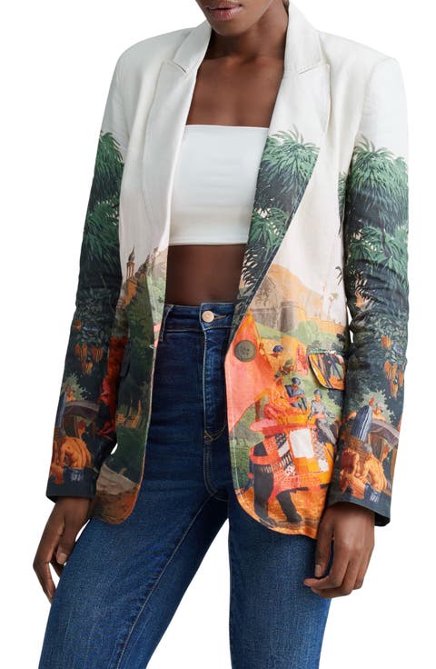 Misha Linen & Cotton Blazer