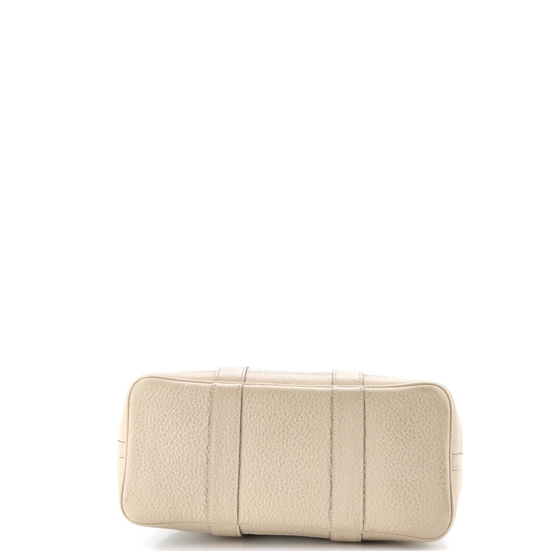 Pre-Owned Hermes Garden Party Tote Toile and Leather 30, Alternate, color, Bleu Colvert