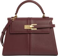 JW PEI Large Elise Faux Leather Top Handle Bag