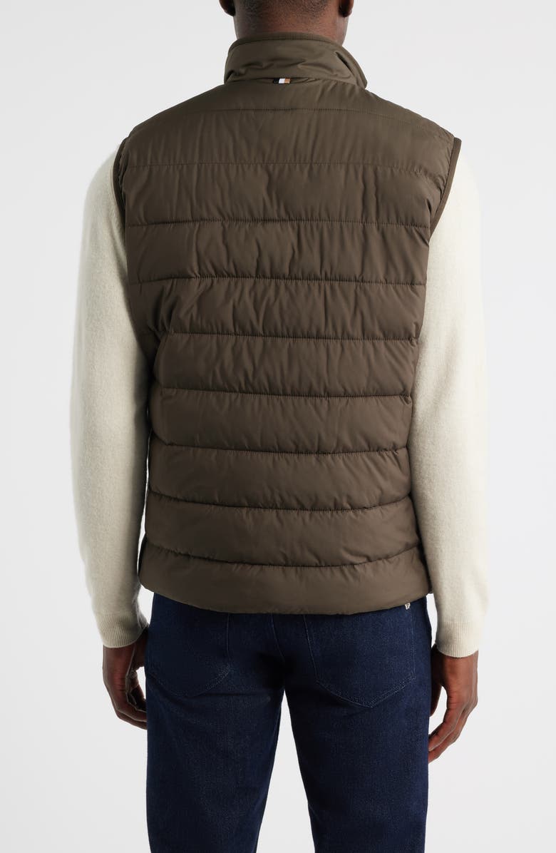 BOSS Cenito Water Repellent Puffer Vest, Alternate, color, Open Green