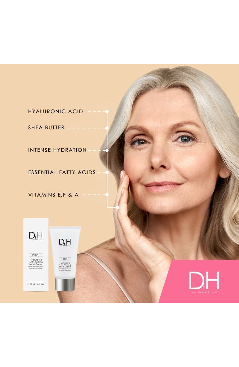 Dr H Hyaluronic Acid Hand Cream 50ml x 2 Duo Set, Alternate, color, White
