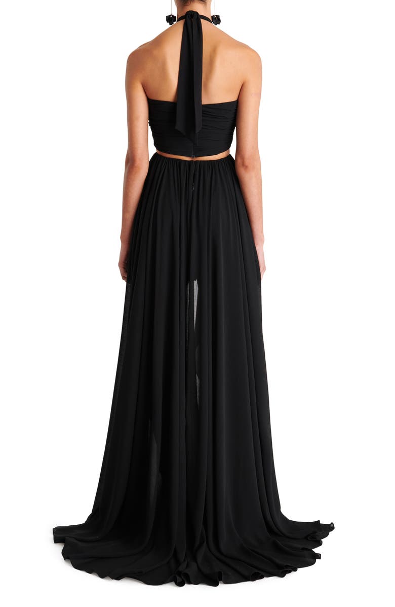 Ronny Kobo Natasha Cutout Halter Gown, Alternate, color, 