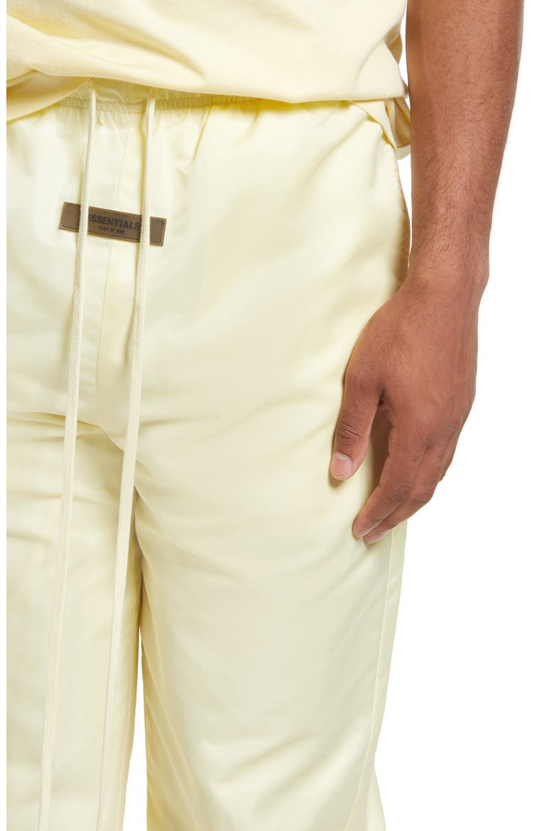 Nylon Track Pants, Alternate, color, CANARY