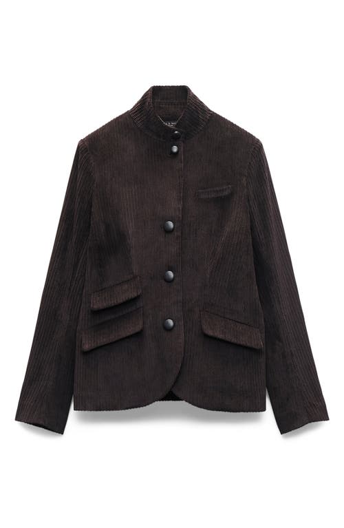 Rag & Bone Slade Corduroy Blazer In Black