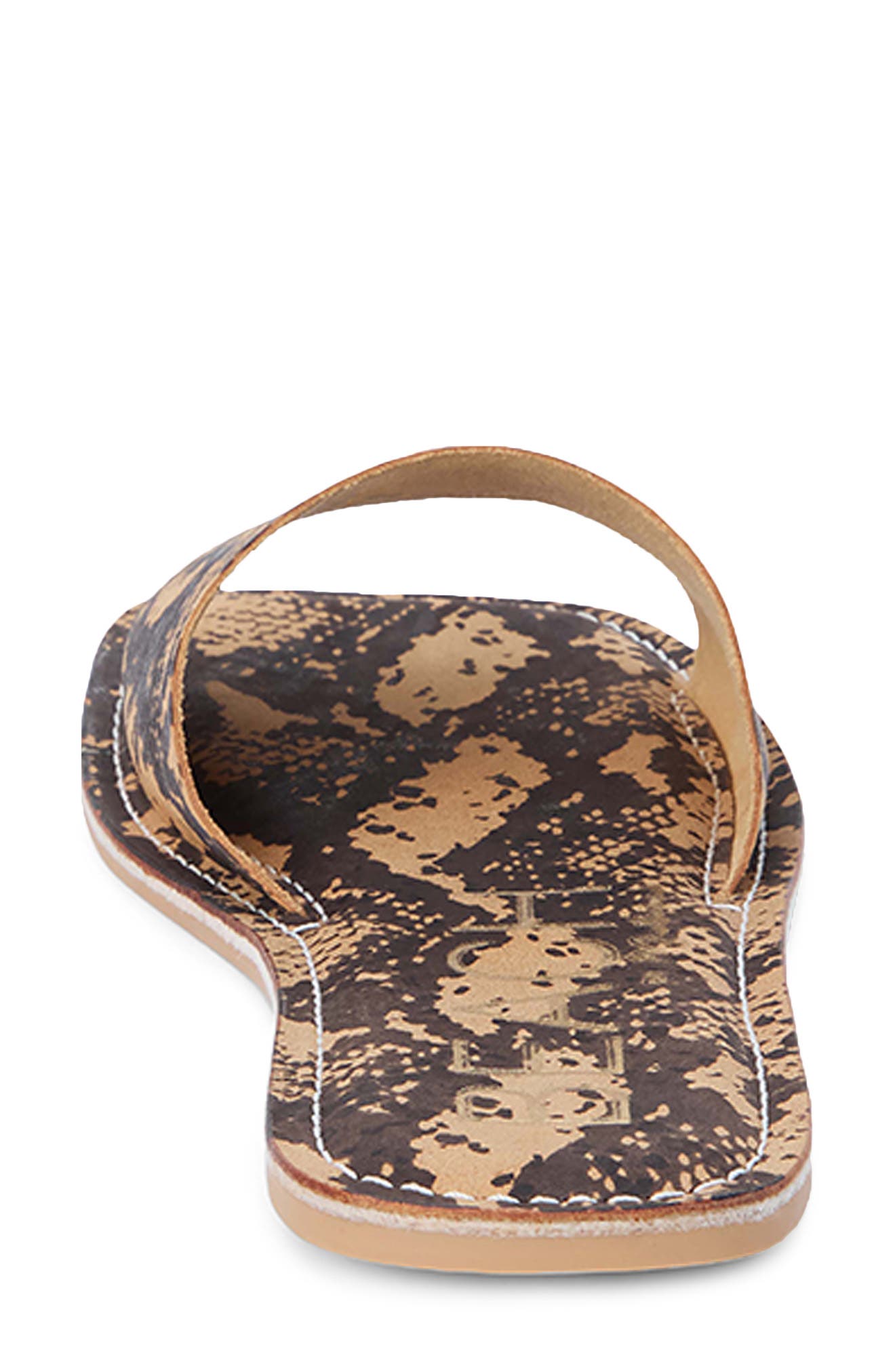 BEACH BY MATISSE Bali Slide Sandal, Alternate, color, Tan Python