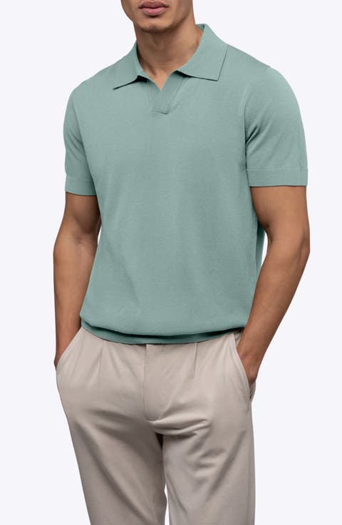 Istanbul Johnny Collar Cotton Bend Polo