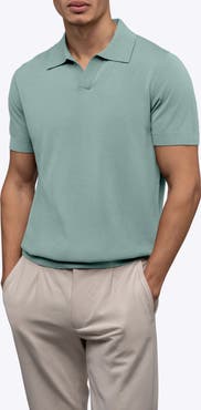 Cuts Istanbul Johnny Collar Cotton Bend Polo